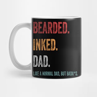 bearded inked dad Mug